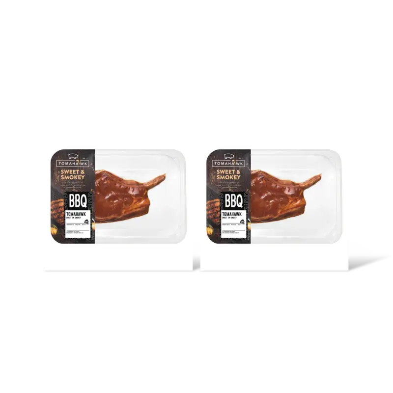 BBQ tomahawk sweet & smokey 2-pack