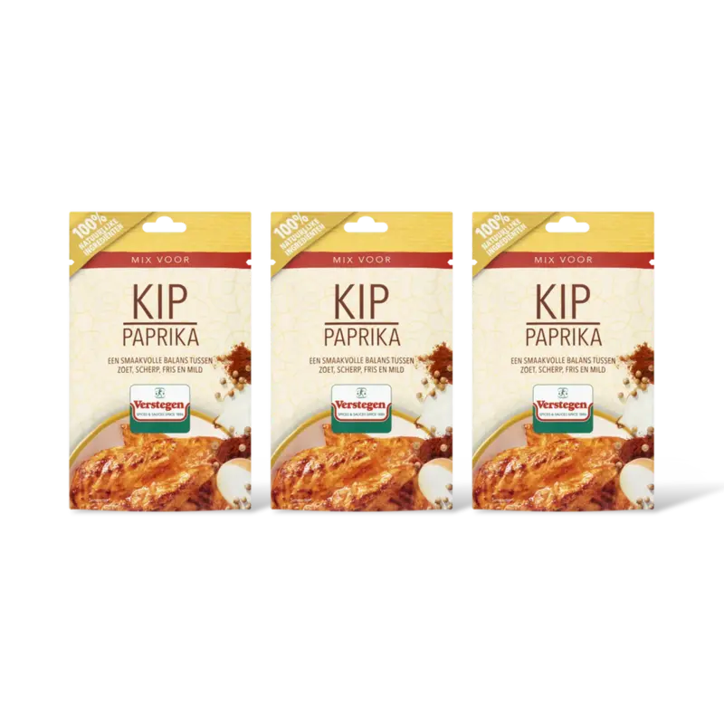 Kruidenmix voor kip met paprika 3-pack