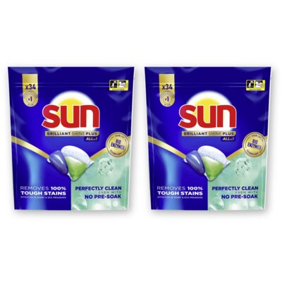 pdp-image-Sun Brilliant shine plus vaatwascaps 2-pack