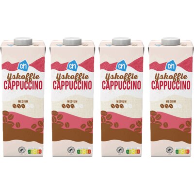 pdp-image-AH IJskoffie cappuccino 4-pack