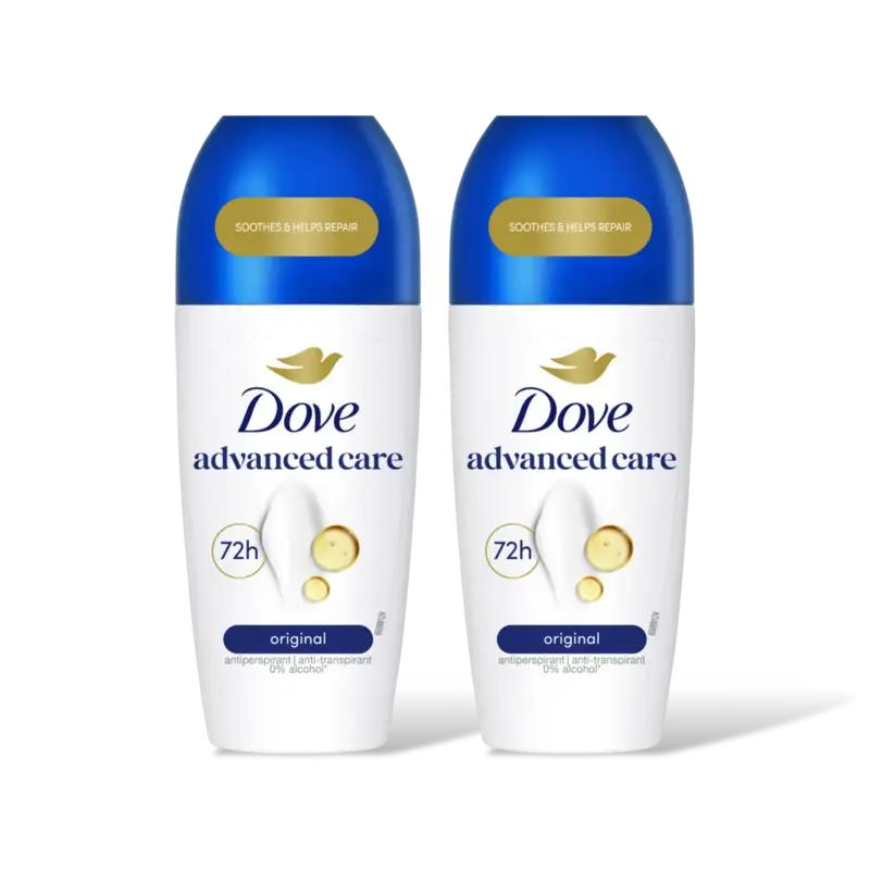 Dove Original anti-transpirant roller 2-pack