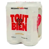 Tout Bien Average Belgian pils 4-pack bel