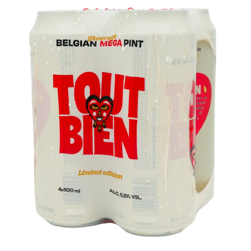 Tout Bien Average Belgian pils 4-pack bel