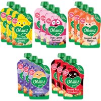 Een afbeelding van Olvarit Knijpfruit 12+ mnd variatiemenu 15-pack