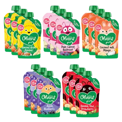 pdp-image-Olvarit Knijpfruit 12+ mnd variatiemenu 15-pack