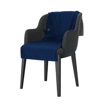 pdp-image-Sinji Heating chair blanket velvet blue
