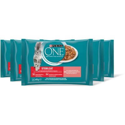 pdp-image-Purina ONE Sterilcat met zalm en wortels 5-pack