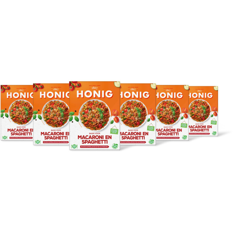 Honig Basis voor macaroni en spaghetti 6-pack