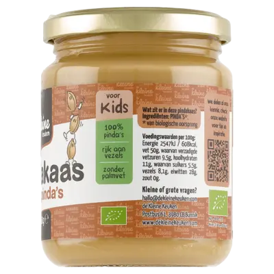 pdp-image-De Kleine Keuken Biologische pindakaas 100% pinda's kids