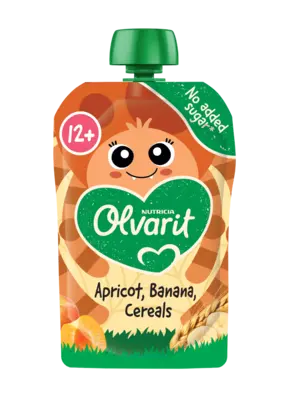 pdp-image-Olvarit Knijpfruit apricot, banana, cereals 12m+