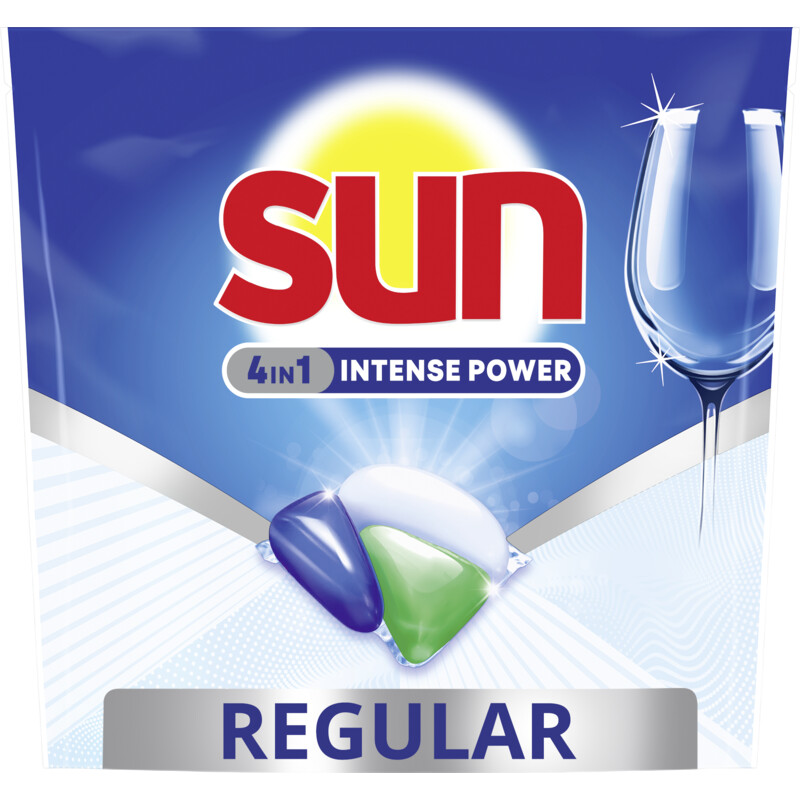 Sun 4in1 intense power vaatwascapsules