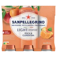 S. Pellegrino Pesca and clementina light 6-pack