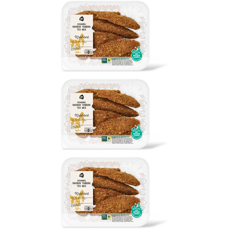 AH Scharrel chicken tenders tex mex 3-pack