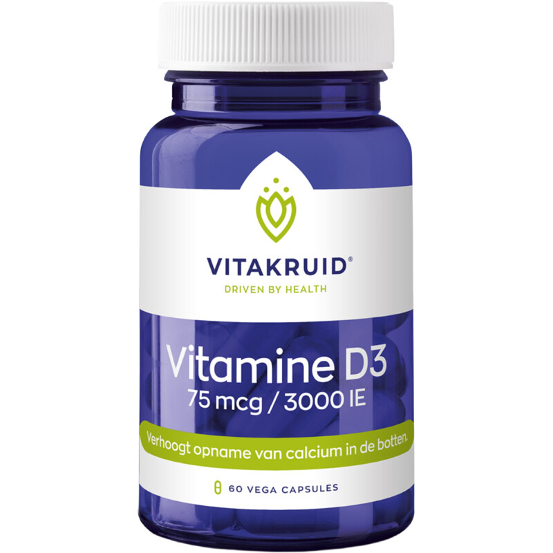 Een afbeelding van Vitakruid Vitamine D3 75 mcg / 3000 IE