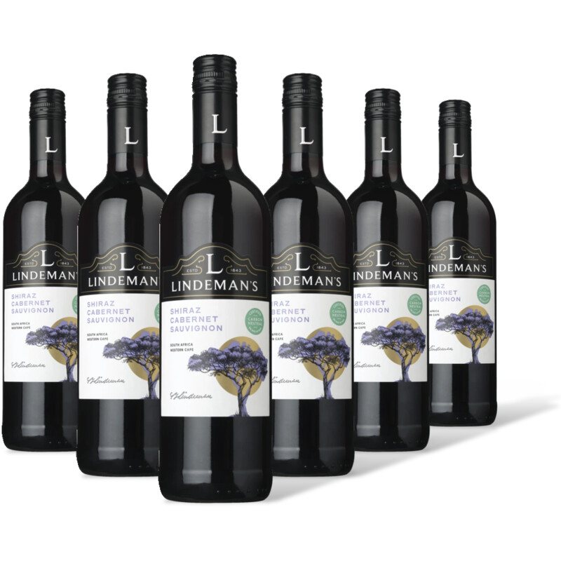Lindeman's SA shiraz cabernet sauvignon 6 flessen