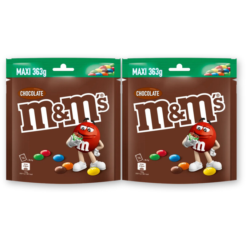 M&M'S Chocolade maxi 2-pack