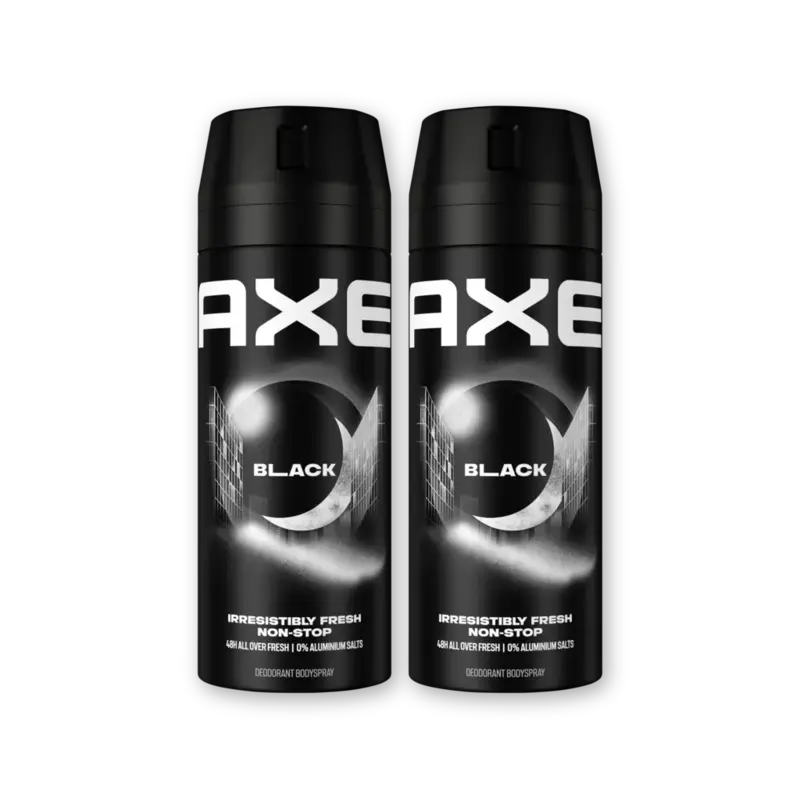 Axe Black deodorant bodyspray 2-pack