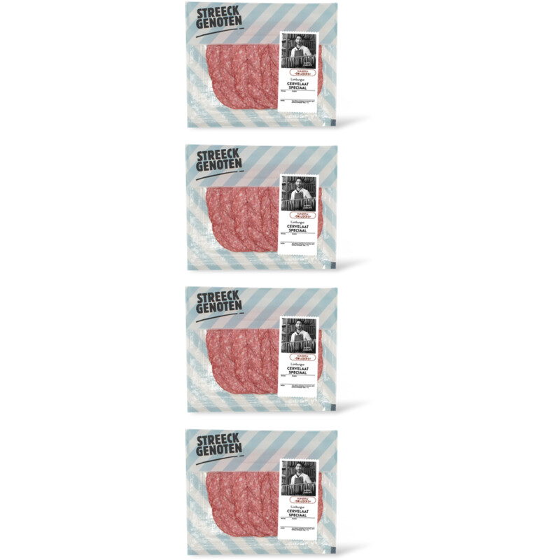 Streeckgenoten Cervelaat speciaal 4-pack
