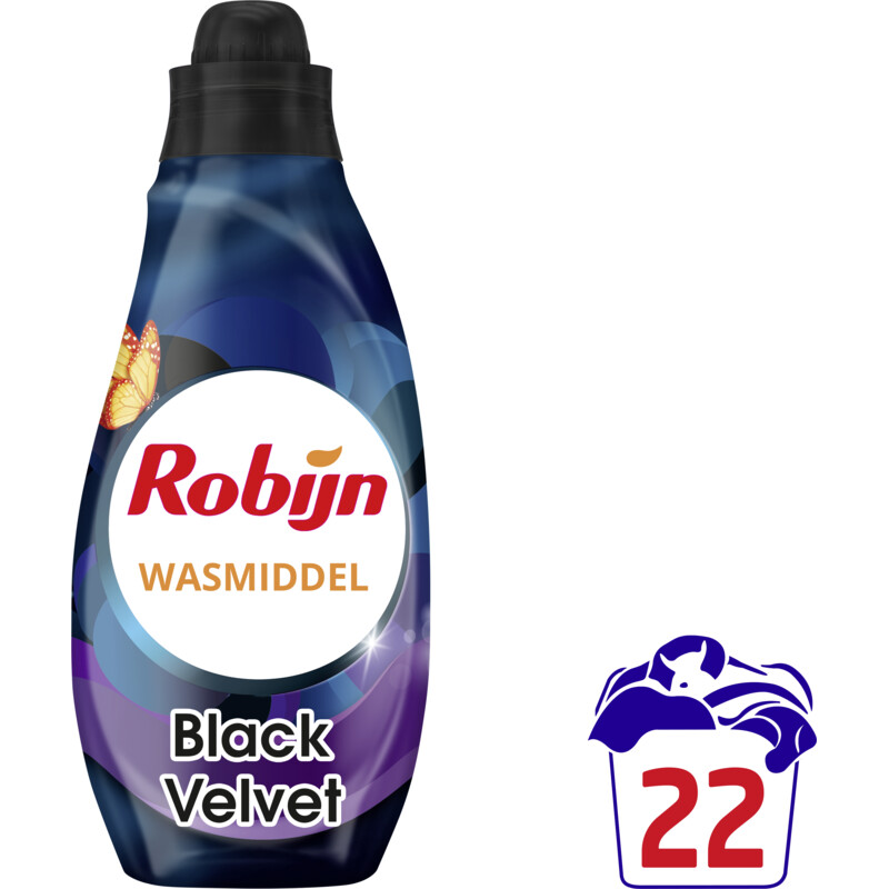 Robijn Klein & krachtig black velvet wasmiddel