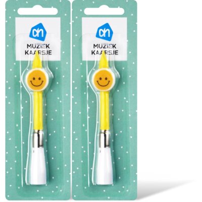 pdp-image-AH Muziekkaarsje smile 2-pack