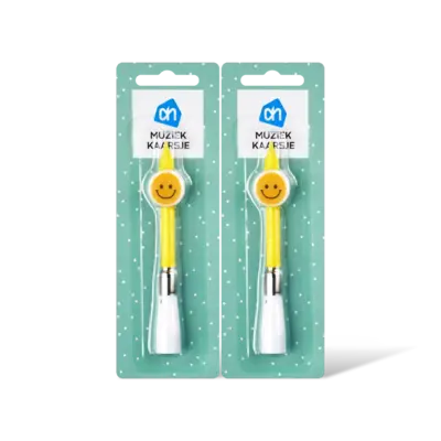 pdp-image-AH Muziekkaarsje smile 2-pack