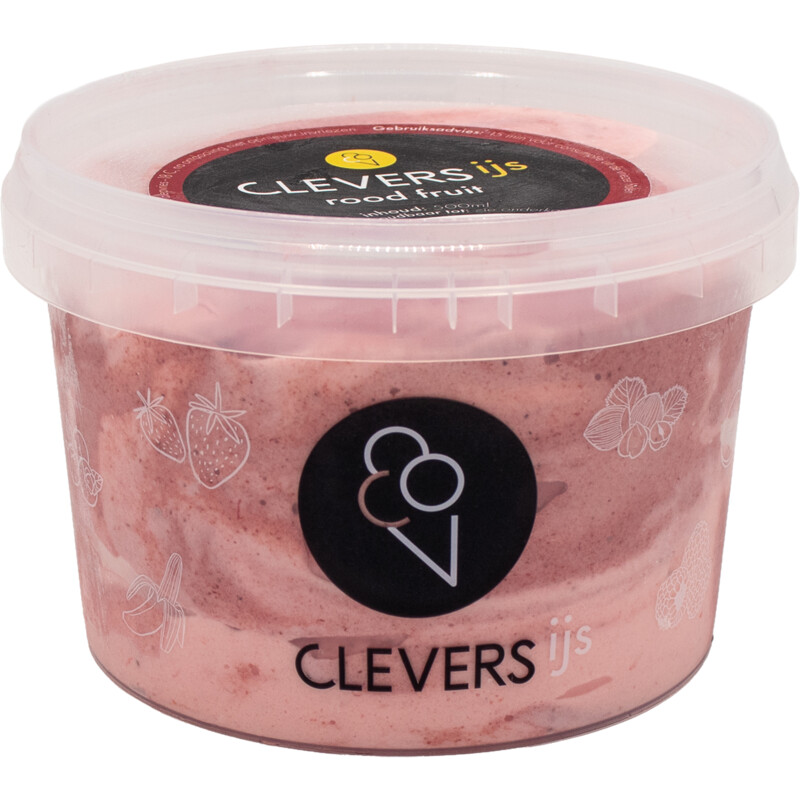 Clevers Rood fruit ijs