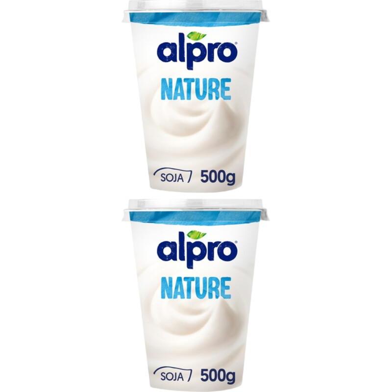 Een afbeelding van Alpro Plantaardige yoghurt nature 2-pack