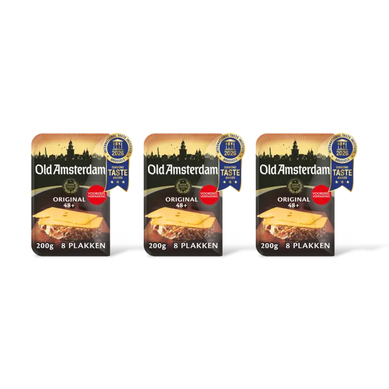 Old Amsterdam Original 48+ plakken vvp 3-pack