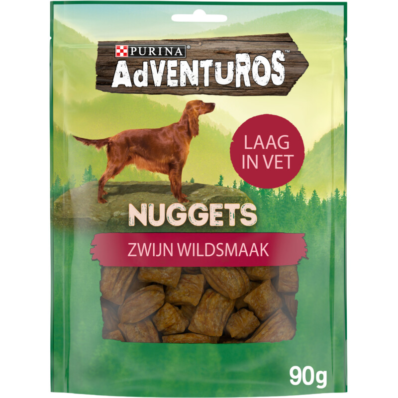Een afbeelding van Adventuros Nuggets zwijn wildsmaak