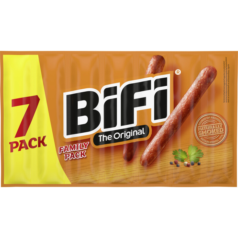 Een afbeelding van Bifi The original 7-pack family pack