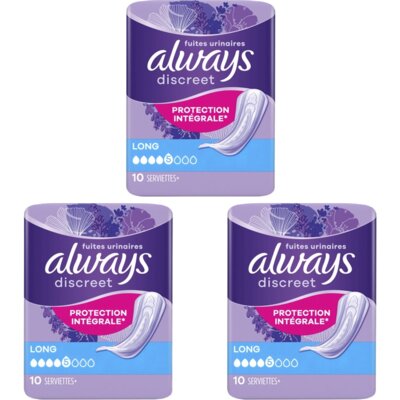 pdp-image-Always Maandverband Discreet Long 3-pack