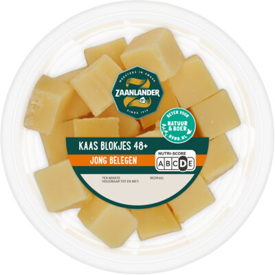 pdp-image-AH Zaanlander Kaasblokjes jong belegen 48+
