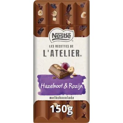 pdp-image-L'Atelier Melkchocoladereep hazelnoot & rozijn