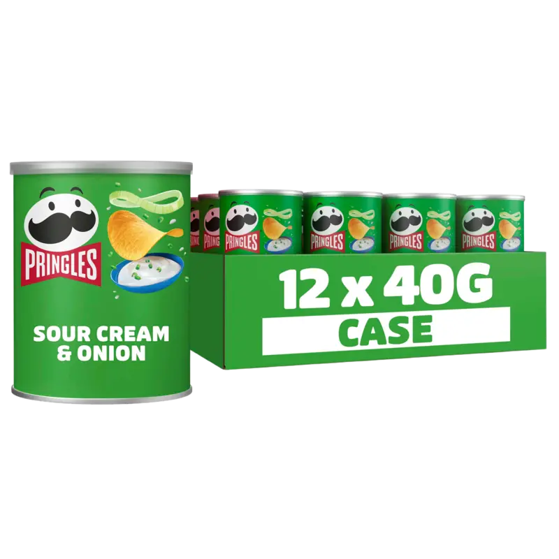 Pringles Sour cream & onion 12-pack