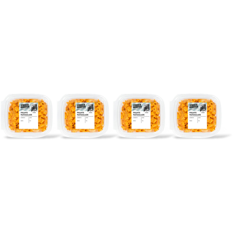 Streeckgenoten Pikante pastasalade 4-pack