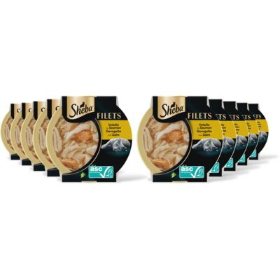 pdp-image-Sheba Filets gevogelte met zalm 10-pack