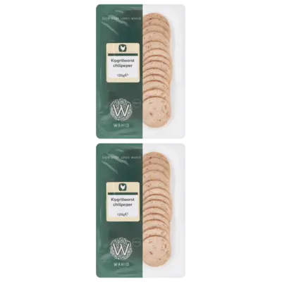 pdp-image-Wahid Kipgrillworst plakjes chilipeper 2-pack