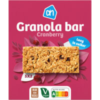 Een afbeelding van AH Granola bar cranberry