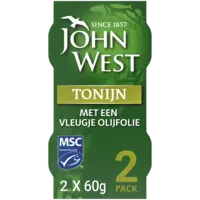 John West Tonijn met een vleugje olijfolie 2-pack