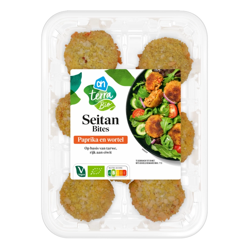AH Terra Bio seitan bites paprika en wortel