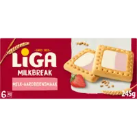 Liga Milkbreak melk-aardbeiensmaak