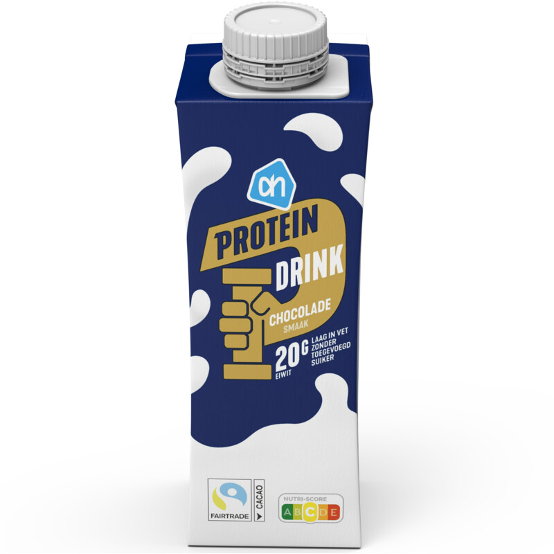 Een afbeelding van AH Proteïne drink chocolade smaak