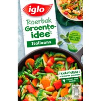 Een afbeelding van Iglo Roerbak groente idee italiaans