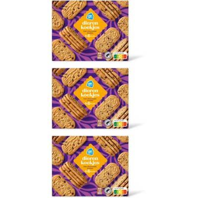 pdp-image-AH Dierenkoekjes met chocolade stukjes 3-pk