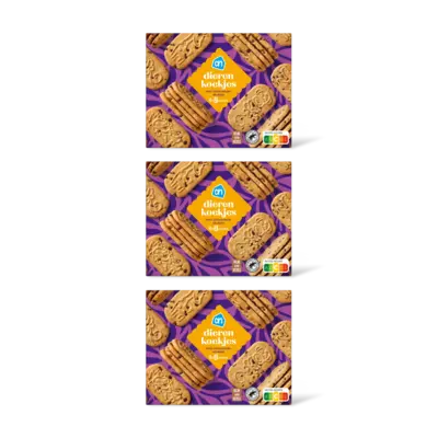 pdp-image-AH Dierenkoekjes met chocolade stukjes 3-pk