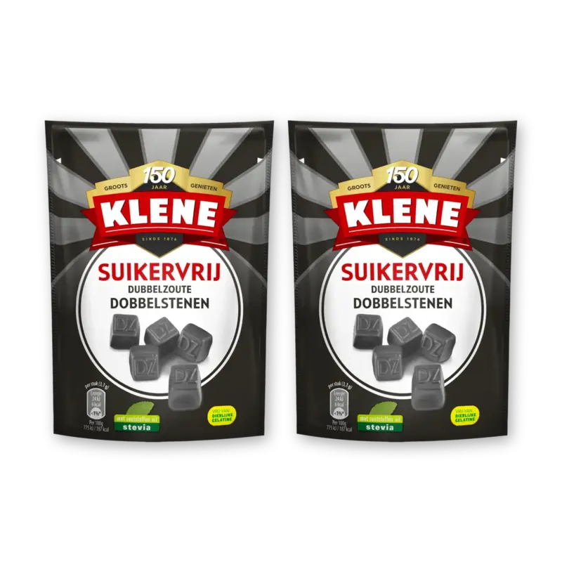 Klene Suikervrij dz dobbelstenen 2-pack