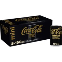Een afbeelding van Coca-Cola Zero caffeine zero sugar mini 8-pack