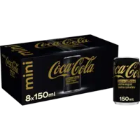 Coca-Cola Zero caffeine zero sugar mini 8-pack