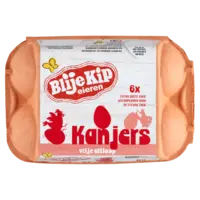 Blije Kip eieren Vrije uitloop kanjers