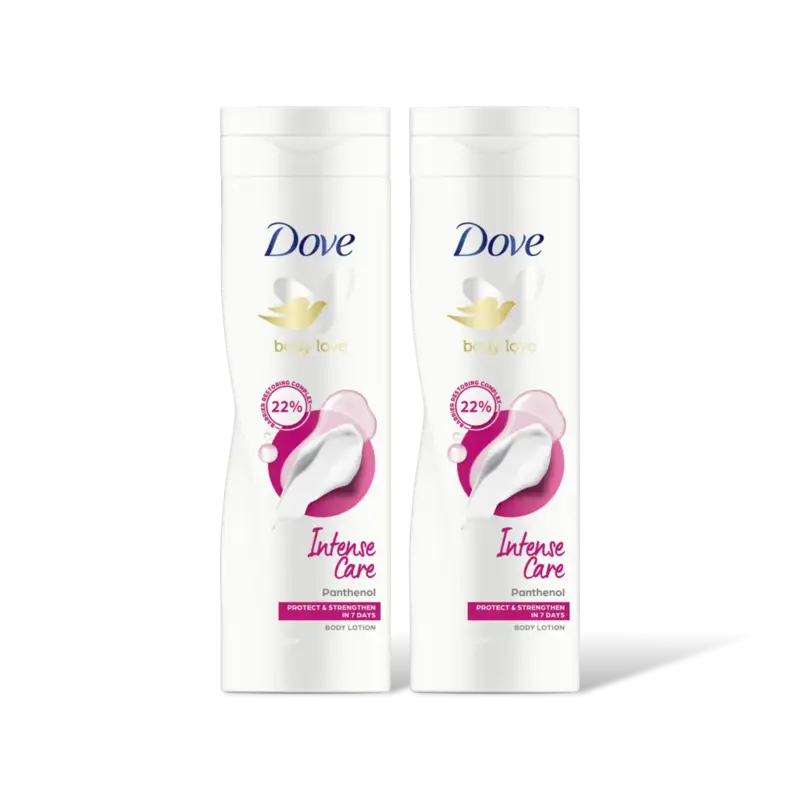 Dove Intensive body lotion 2-pack